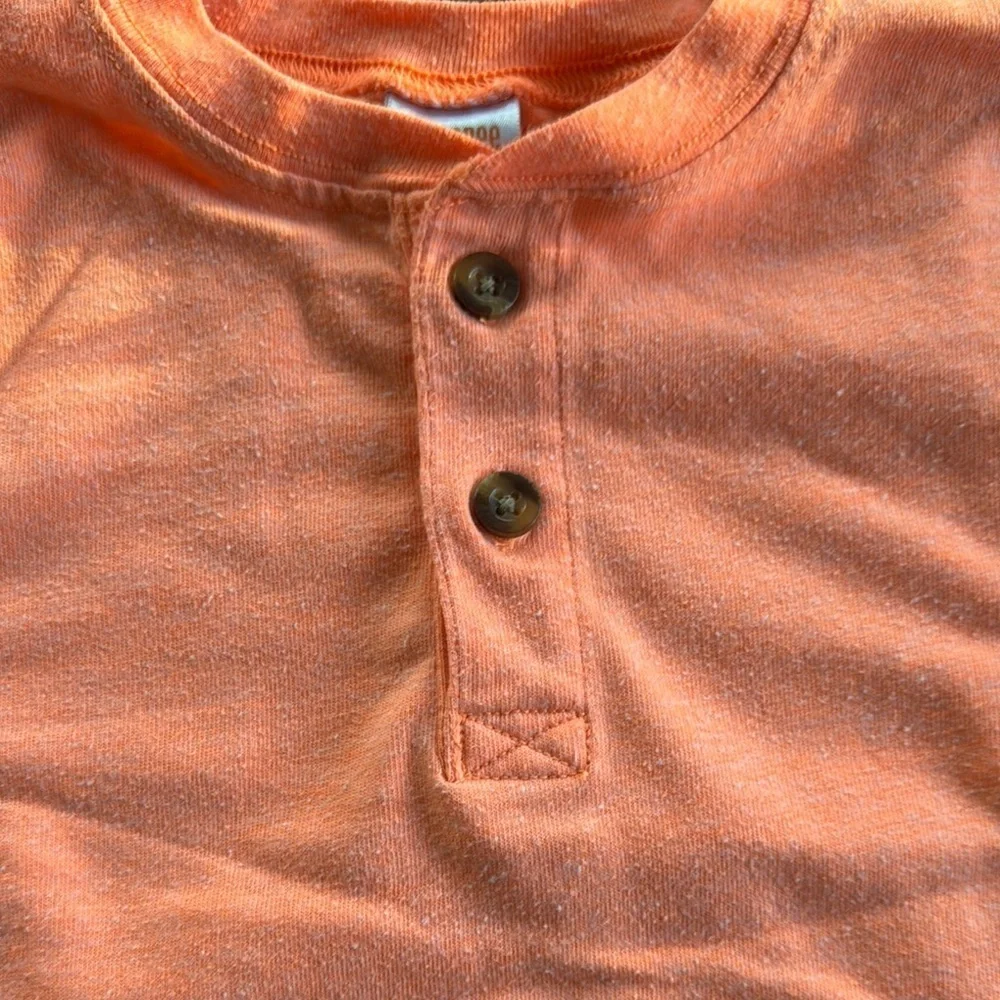 Gymboree Orange Button Down Shirt Casual Cotton